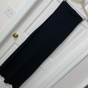 Hurley black small cotton strapless sundress